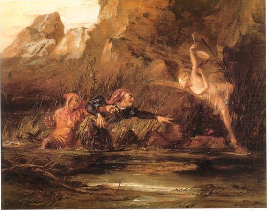 Ariel and Caliban, William Bell Scott